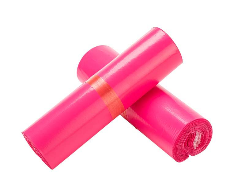 镇平玫红色快递袋-02